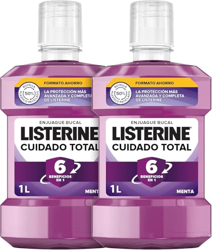 Listerine Enjuague Bucal Cuidado Total, 1000ml x 2