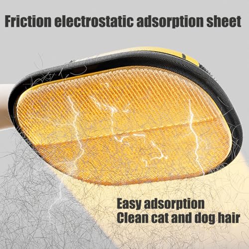 SKELUOZIEU 2PCS Fell Magnet Handschuh Fellmagnet Handschuhe Doppelseitig für Hunde & Katzen – Atmungsaktive Haustierhaarentferner mit Anti-Statik-Funktion, Wiederverwendbar zur Fellpflege im Alltag