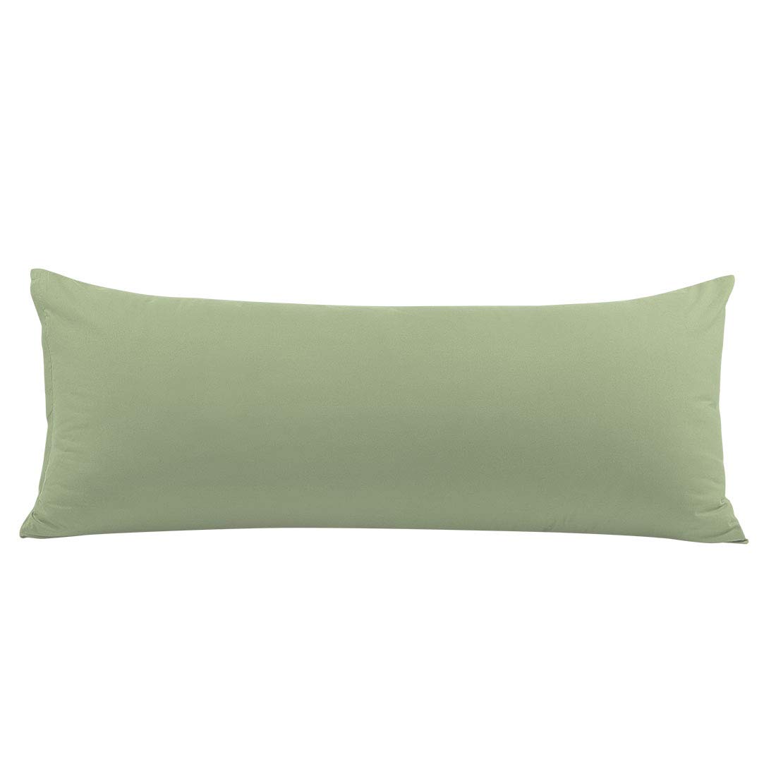 PiccoCasa Body Pillow Pillowcase Sage Pillowcase, Brushed Microfiber Body Pillow Cover, Wrinkle, Fade, Stain Resistant, Soft Long Pillow Cases for Body Pillows 20"x54" — image 1