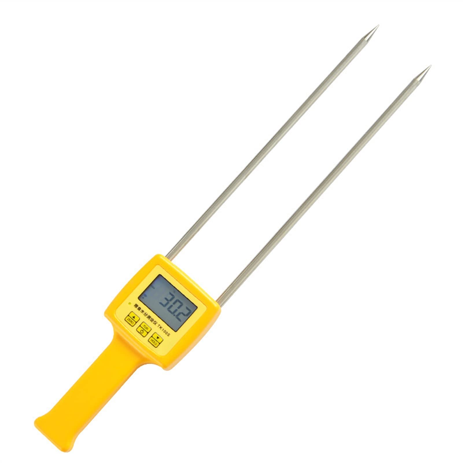 Misuratore di umidità Misuratore di umidità del misuratore di umidità del grano for fieno, sorgo, grano, riso Letture precise