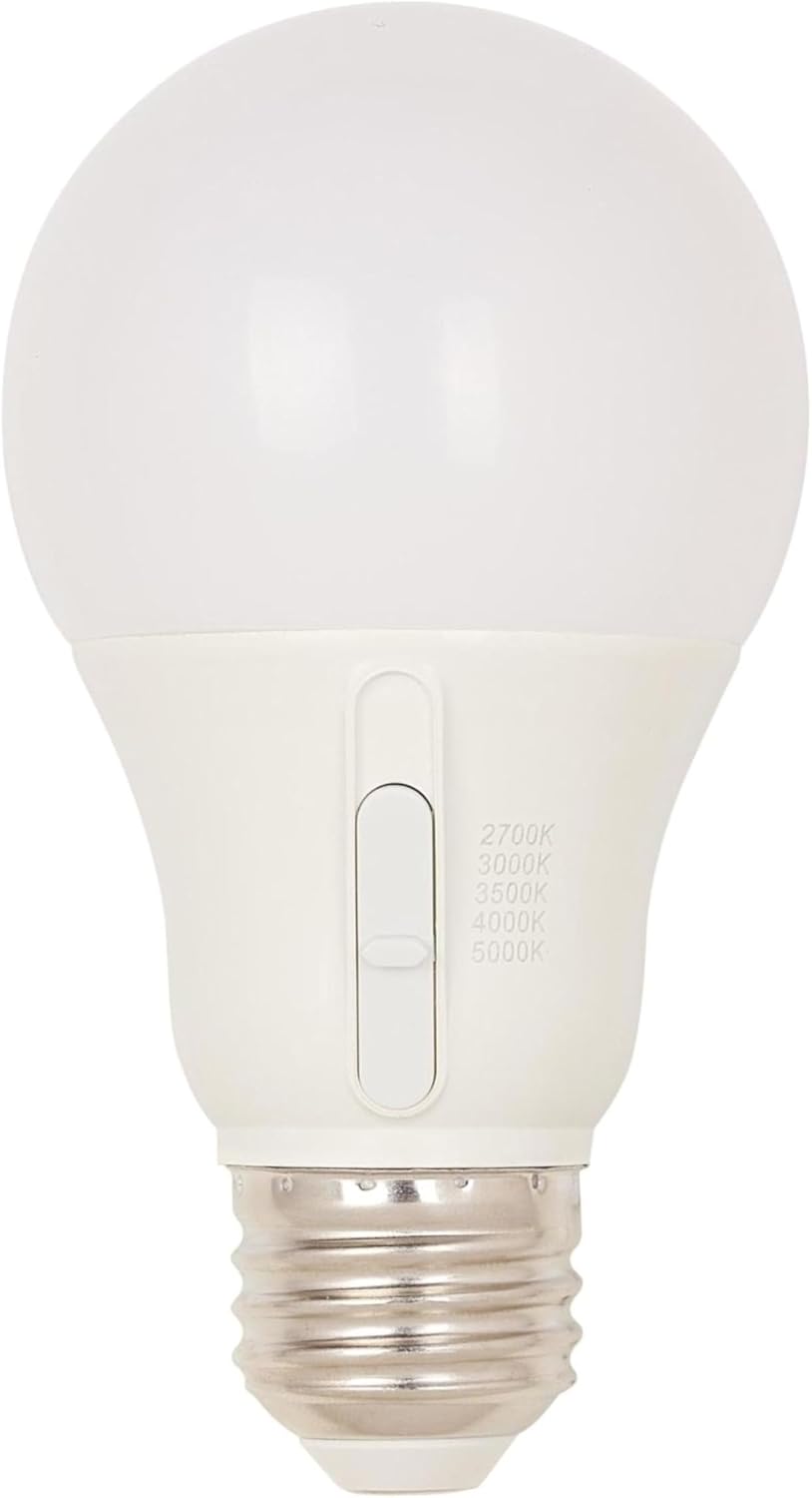 Westinghouse Lighting 5344000 9 Watt (60 Watt Equivalent) Omni A19 LED Light Bulb with Medium Base and Color Temperature Selection