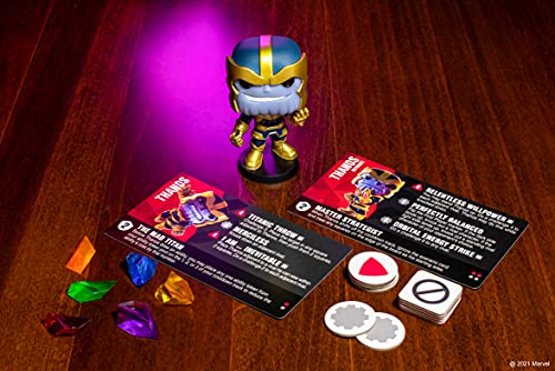 Juego de mesa Funkoverse Marvel 101 Thanos Light Strategy - Edición standard, para 2-4 jugadores, inglés miniatura 4