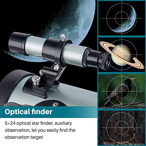 Telescope for Adults & Kids Monocular Refractor Telescope for Astronomy Beginners Professional 700mm76mm with Tripod & Smartphone Adapter - Thumbnail 6