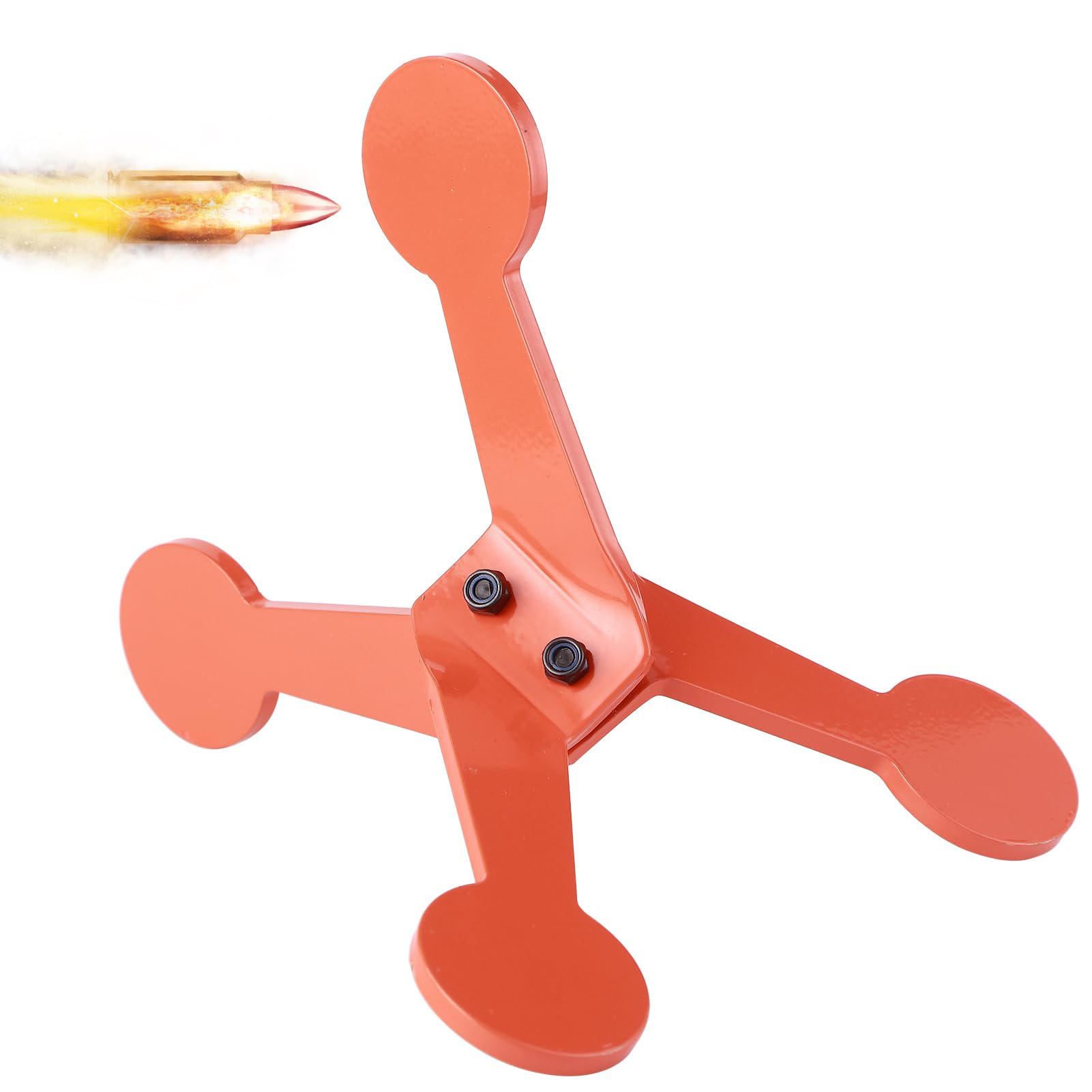 Outran Steel Auto Reset Walking Metal Shooting Target for Airgun Hunting Training, Airsoft Rimfire Pellet BB Gun Pistol
