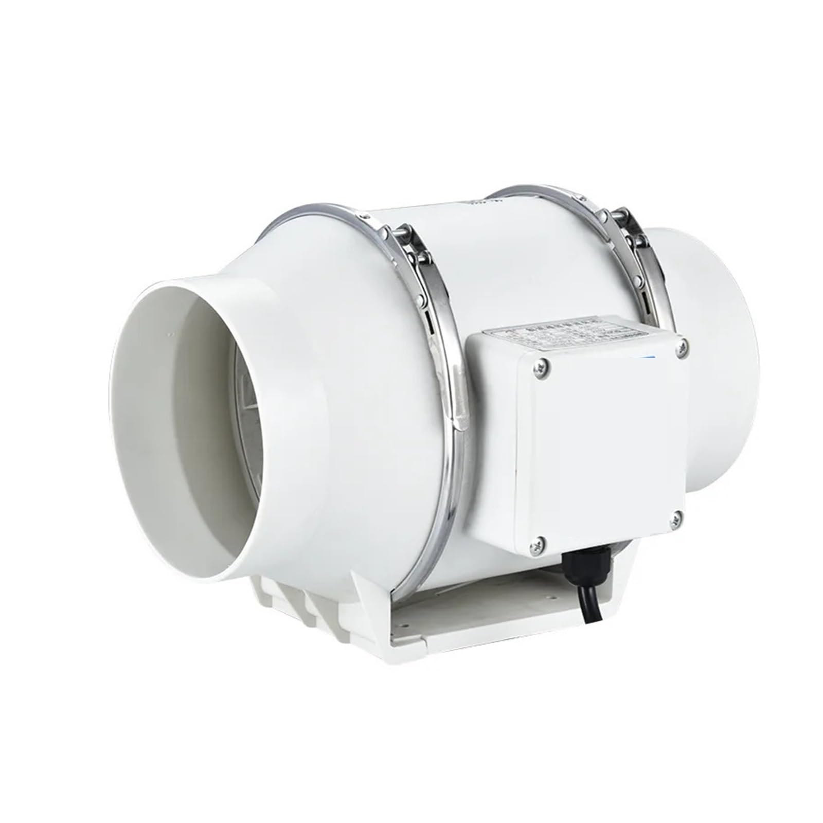 Kxjqbm 4Inch Exhaust Fan, Exhaust Fans Home Silent Inline Pipe Duct Fan Bathroom Extractor Ventilation Kitchen Toilet Wall Air Clean Ventilator(4Inch)