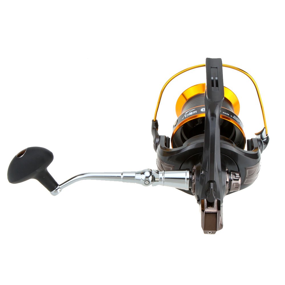 Lixada Moulinet Pêche Mer 12 + 1BB 13Ball Roulements Gauche/Droite interchangeables LJ9000/LJ8000/LJ7000/LJ6000/LJ5000/LJ4000/LJ3000 (LJ9000) 7 Résistances Différentes