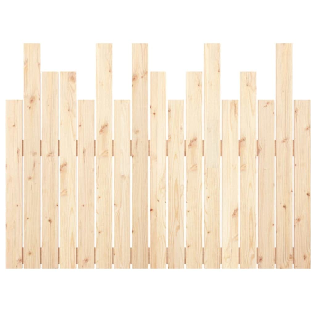 824773 Testiera da Parete 108x3x80 cm in Legno Massello di Pino Testata in Legno,Testata Letto Matrimoniale Muebles Dormitorio Spalliera Letto Testiere per Letto Matrimoniale