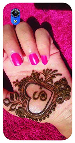 Unaxo S Letter Girl Hand Mahendi Design Printed Back Cover For Vivo 1908 Back Case For Vivo 1908 Amazon In Electronics