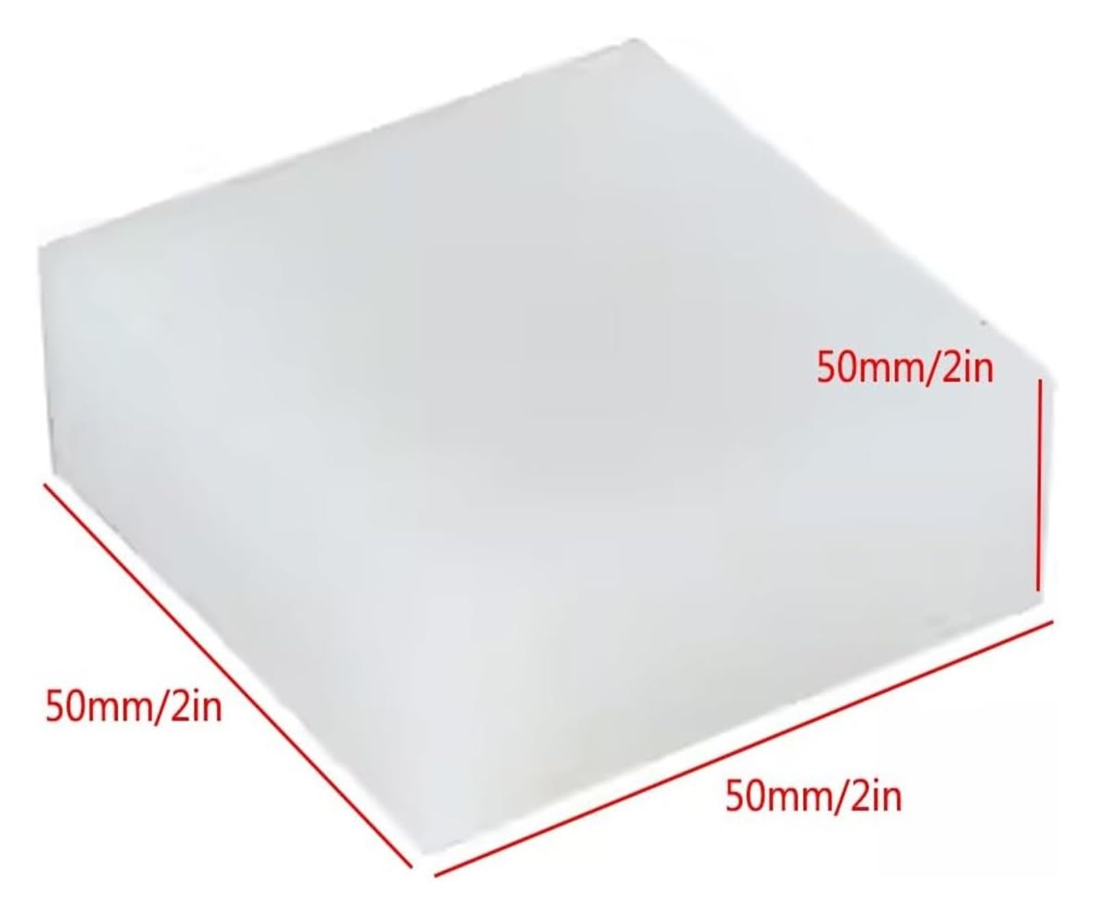 50 x 50 mm, 100 x 100 mm ，Gummiplatten(50 * 50 * 50mm)