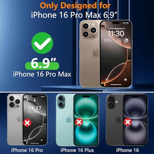 Image of ShieldTech Back Case Cover for Apple iPhone 16 Pro Max | Mag-Safe Compatible | Transparent Mobile Phone Cover Case for i Phone 16 Pro Max | iPhone 16 Pro Max TPU Transparent Back Cover Case