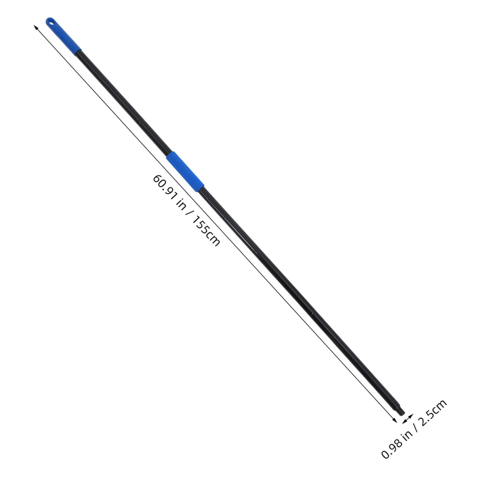 BUTIFULSIC Section Mop Replacement Handle Lightweight Extension Pole for Refills and Brooms Spray Coated Iron for Easy Storage and Versatile Cleaning Tasks