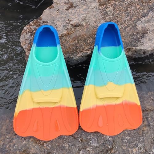 Palmes d'entraînement de natation courtes et palmes de plongée enfant