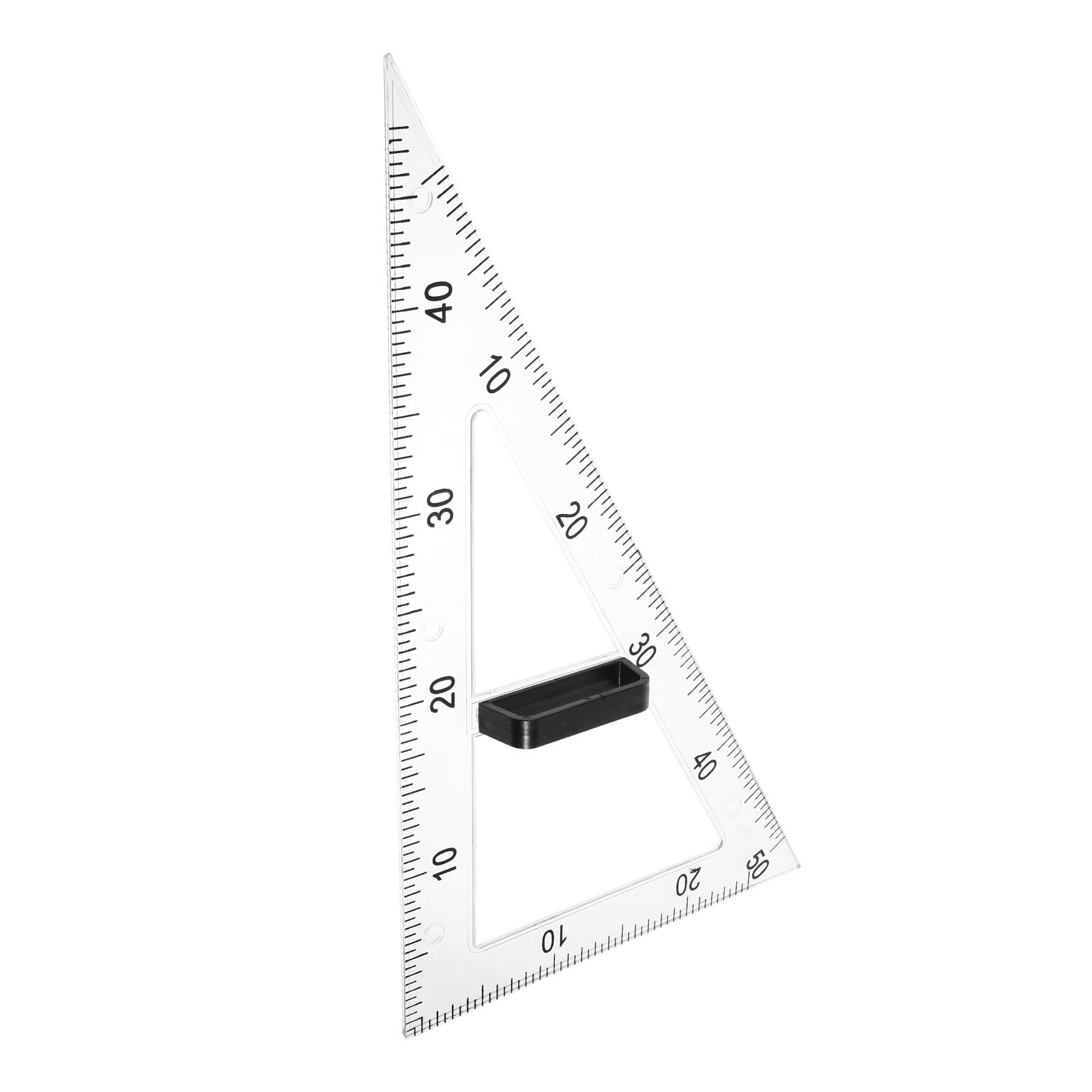 Magnetisches Dreieckslineal aus Abs Kunststoff für Mathematik und Physik mit Transparentem Material und Vielseitigen Zeichenfunktionen im Unterricht