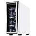 SilverStone Technology RL06WS-GP White and Silver Color with Full Tempered-Glass Side Panel and 3 120mm White LED Intake Fan Cases SST-RL06WS-GP