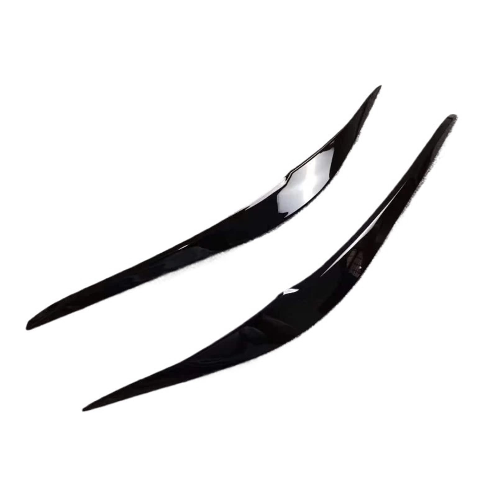 Auto Faro Sopracciglio Adatto per BMW F22 F23 F87 M2 220i M235i M240i Serie 2 2014-2022 Sopracciglio del faro Copertura palpebra ABS(Glossy Black)