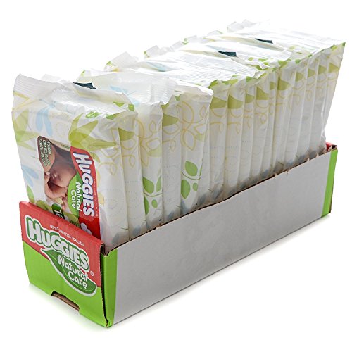Image of Huggies Bundle - 16 Pack of Natural Care Unscented Baby Travel Wipes 16ct. Each