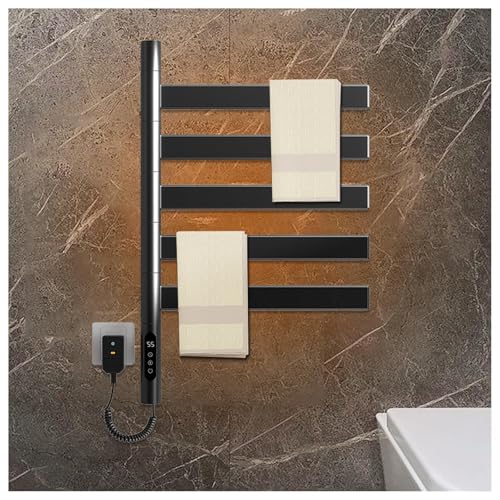 Toalleros calefactables para baño giratorios con control de temperatura constante 2