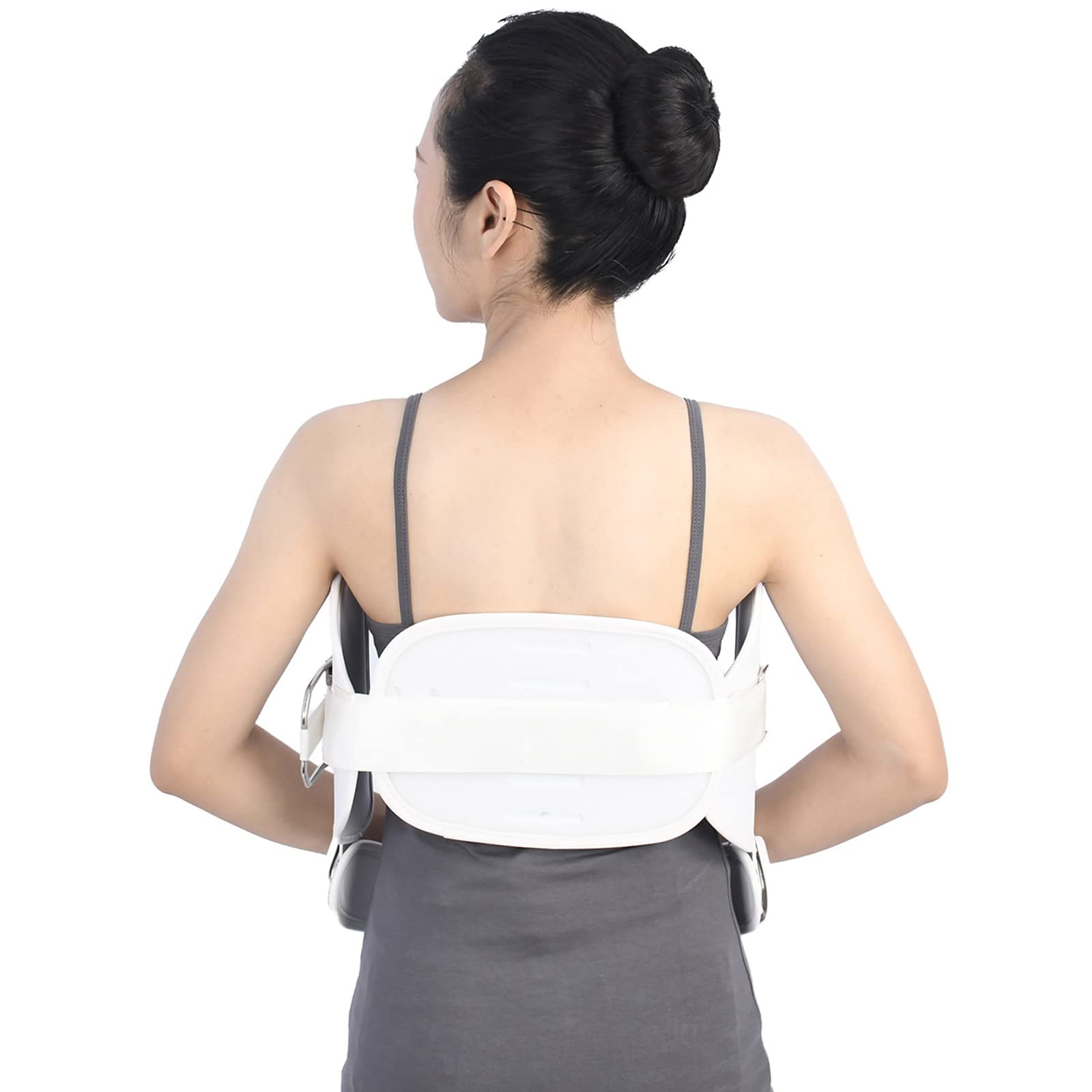 CUSMA Órtesis De Estiramiento De La Columna Vertebral, Soporte para La Espalda Que Previene La Flexión De La Columna Torácica Y Lumbar, Trata Las Fracturas por Compresión Y La Osteoporosis
