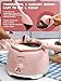 LUSHYUM Chocolate Melting Pot Candy Melts Melter with 2 Insert Pots and Spatula, 4 Cups Capacity Warmer Machine, Ideal Dipping Tool Kitchen Supplies for Making Cake Pop Covered Strawberries Fondue