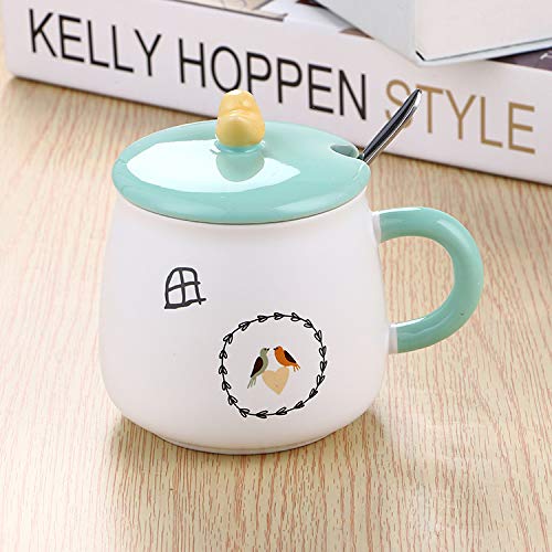 CNBB Cartoon Three Dimensional Bird Cup Ceramic Milk Coffee Cup For Friend Gifts