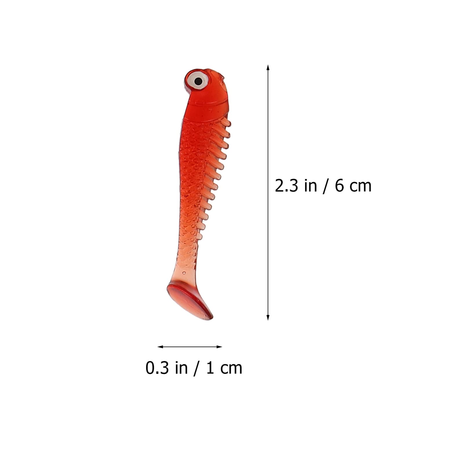 POPETPOP Leurre Souple De Simulation Manivelle Attaquer Appât Cage Caisse Rangement Caisse De Rangement Leurres De Poisson Artificiels Leurres De Pêche Souples PVC
