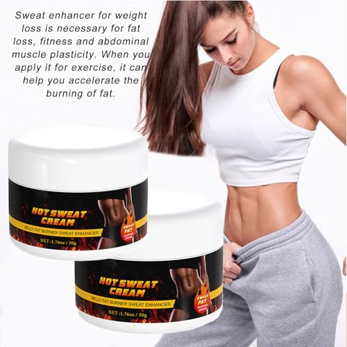 2 Pcs Sweat Cream for Belly Fat