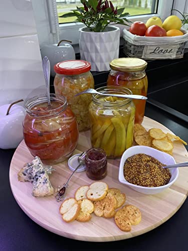 SNUDDA Vassoio girevole, legno massiccio 39 cm