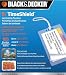 BLACK + DECKER TimeShield  Thermal Laminating Pouches, Luggage Tag with Loops, 5 mil - 100 Pack (LAMLUG5-100)