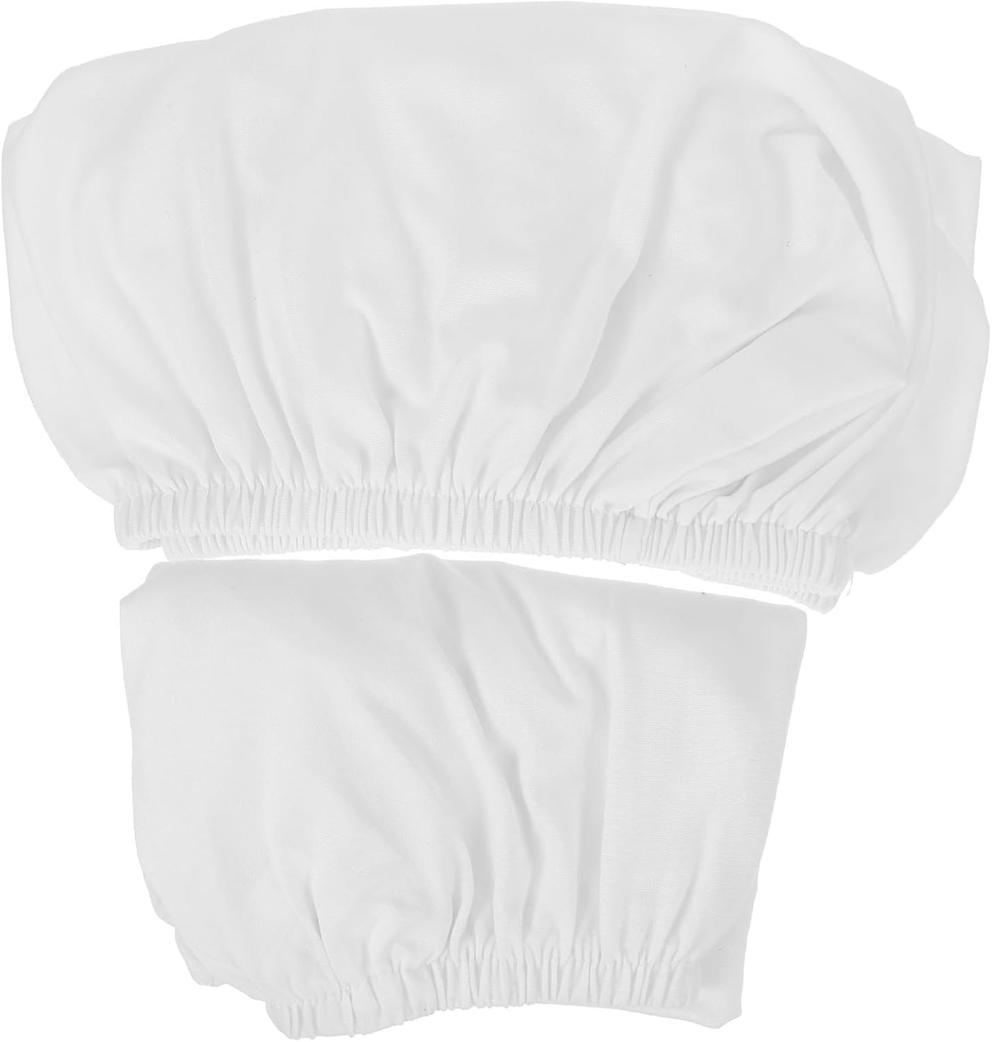 PATKAW Split Stretchy Chair Cover White Polyester for Banquet Dining Chairs