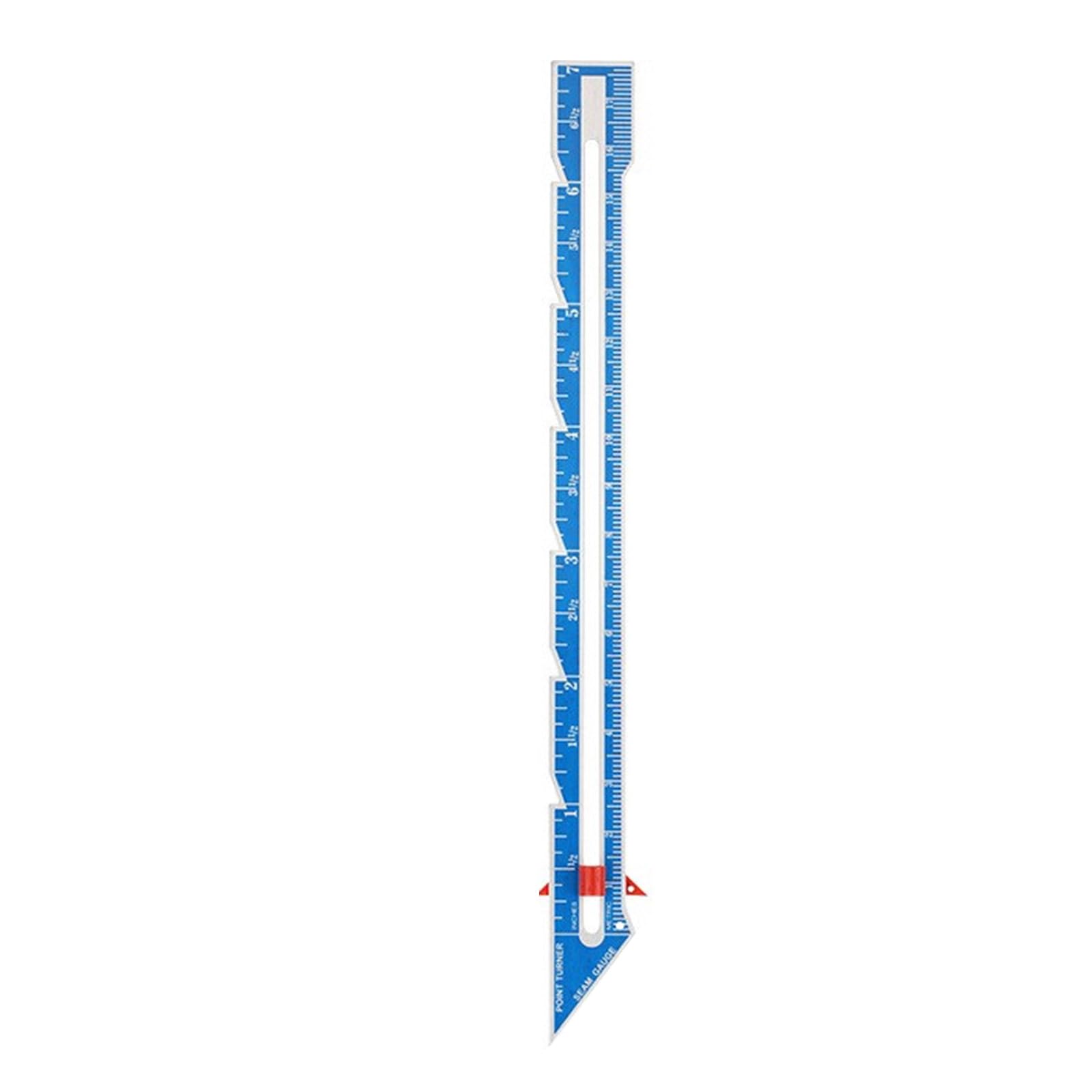 Sewing Gauge Metal Fabric Quilting Ruler Measuring Gauge Sewing Measuring Tool for Fabric Knitting Sewing Hemming