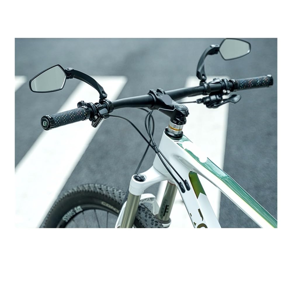 Fahrradspiegel Lenker Rückspiegel Verstellbar Weites Sichtfeld Fahrradspiegel Zubehör(1Pair)