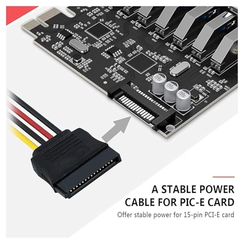Image of MSAG Sata Power Extension Cable 15 Pin Male To 2 X 15 Pin Female Power Extension Y Splitter Cable Adapter., Black