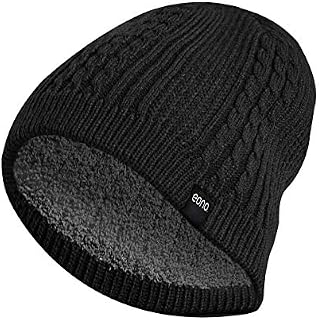 Amazon Brand - Eono Beanies Hat for Men Women Unisex Winter Cuffed Plain Hat Soft Warm Knitted Beanies Cap