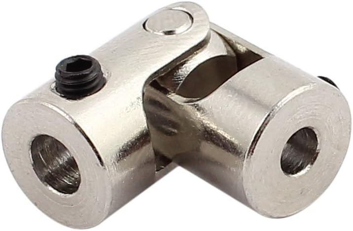Aexit 4.0mm to Electrical equipment 3.0mm Inner Dia Rotatable Universal Steering Shaft U Joint Coupler 5pcs