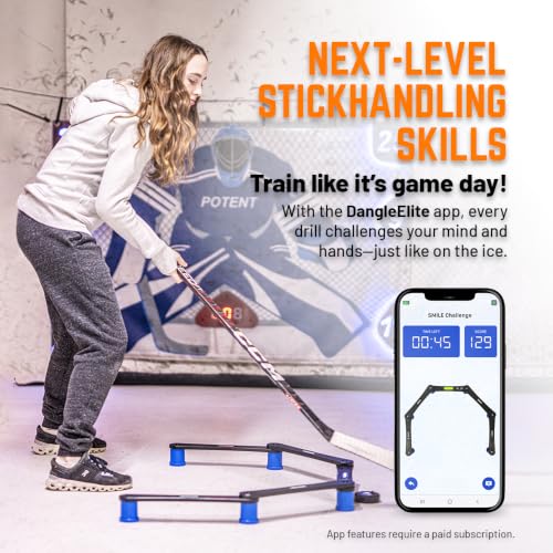 Image of Potent Hockey Digital Stickhandling Trainer - Ultimate Hockey Puck Handling Trainer for Enhanced Hockey Skills Competition Performanc