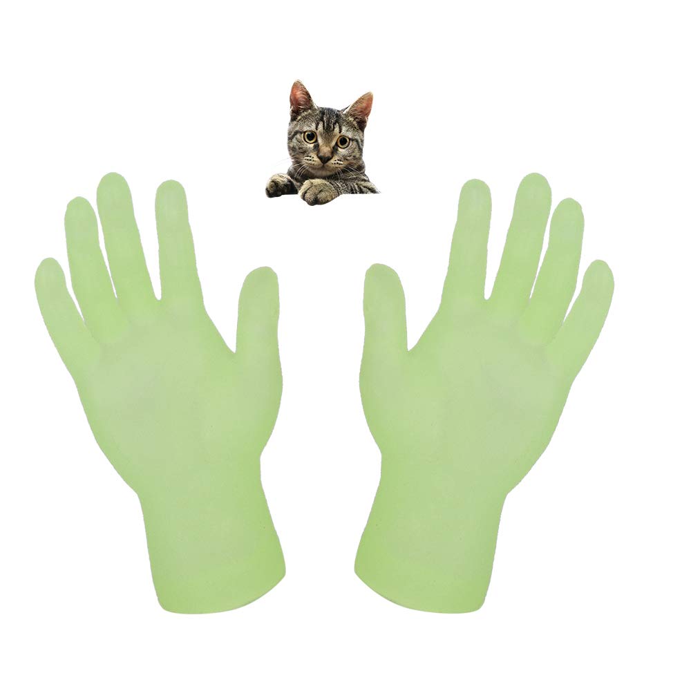 Cat Toys Portable Tiny Finger Hands (High Five Mini Pack) Left & Right