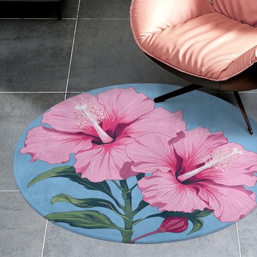 Alfombra de cocina esponjosa con flores para un hogar vivo 3