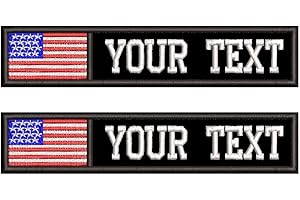 Personalized Custom Embroidery US Name Patches for Military Jackets Tactical Badges Tag