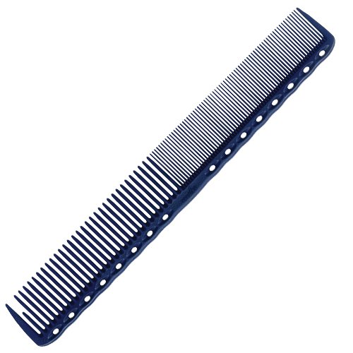 YS Park 336 (Pack of 3 Combs) in BLUE Quick Fine Cutting Comb GRIP Series 100% Geniune + 1 FREE Double Dip Comb Brush