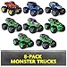 Monster Jam, Grave Digger 40th Anniversary 8-Pack Monster Trucks with Bonus Accessories, 1:64 Scale, Kids Toys for Boys and Girls 3 and up