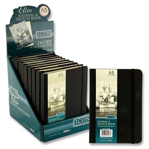 SG Education ICON 59843 Icon Journal en Sketch Book, A5 Size, 192 pagina's