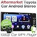 Produktbild TUNEZ® 7 Zoll Android Auto MP3-Player Radio Ersatz für Aftermarket Toyota Hilux Hiace Land Cruiser Prado 100 120 150 200 Serie Kluger Tarago Corolla Camry Mirror Link