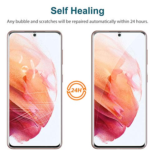 Mp-Mall MFD-GALAXYS21-SIZE-PARENT 4 Pack 2 Pack Flexible Tpu Screen Protector + 2 Pack Camera Lens Protector Designed thumb #4