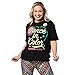 Zumba - Maglietta da Donna Grafica per Danza e Fitness, Donna, T-Shirt, Z1T01309, Black to Basic, M