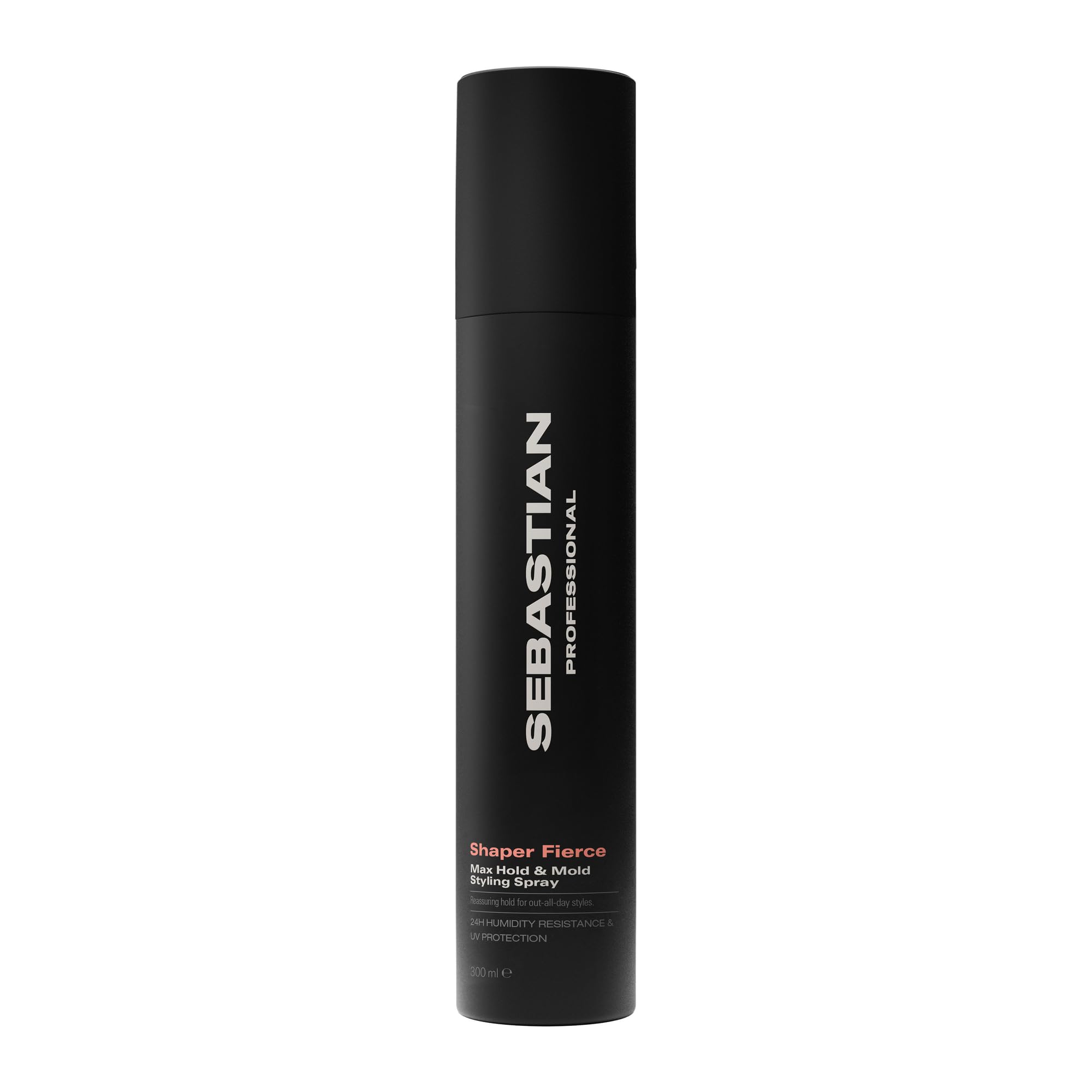Sebastian Professional Shaper Fierce Haarspray – Haarstyling mit maximalem Halt & 48 h Feuchtigkeitsbeständigkeit, UV-Schutz, professionelles Styling-Finish - 300 ml