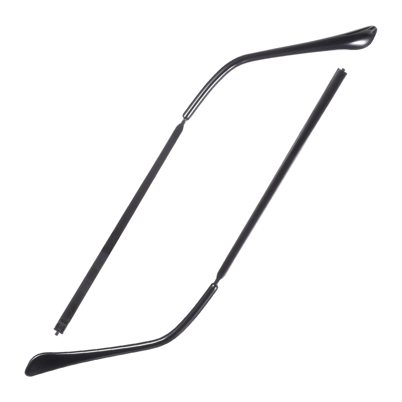 minkissy 1Pair Metal Glasses Arms Replacement for Sunglasses Glasses Durable Hinged Temple Frames Comfortable Fit for Eyewear High Grade Metal Material