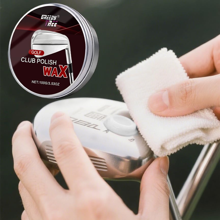 Golf Club Polish Kit & Golf Club Head and Groove Cleaner Kit - Removes Rust, Oxidation & Dirt - 3.53 oz Non-Abrasive Long Lasting Metal Polishing Paste for Aluminum, Chrome & Steel, with Sponge Pad - Image 5