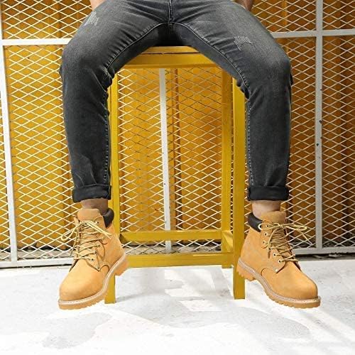 Work Boots for Men, Steel Toe, Leather, Oil, Slip and Heat Resistant Heavy Duty Wide Industrial & Construction Safety Boots, US 7-17 M & W - Image 7