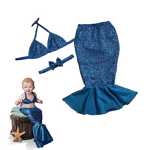 The Root & Craft Kids Birthday Phoroshoot Dress(Set Of 3) Mermaid Dress Photography Shoot Props Costume (1-5 Year, Blue) (4-5 Year) - Polyester Blend (B0CP6Z9MCG) Amazon Price History, Amazon Price Tracker