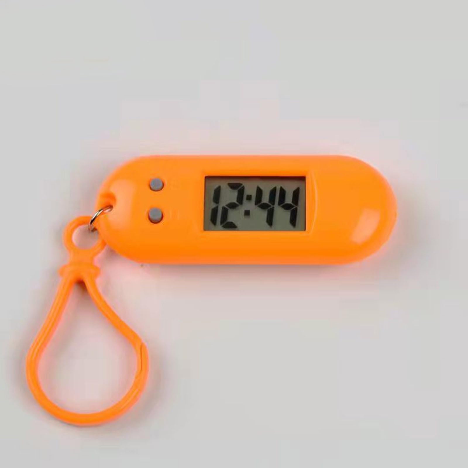 Reloj de bolsillo con llavero digital LED portátil en miniatura para estudiantes y niños, ligero, con colgante de mochila
